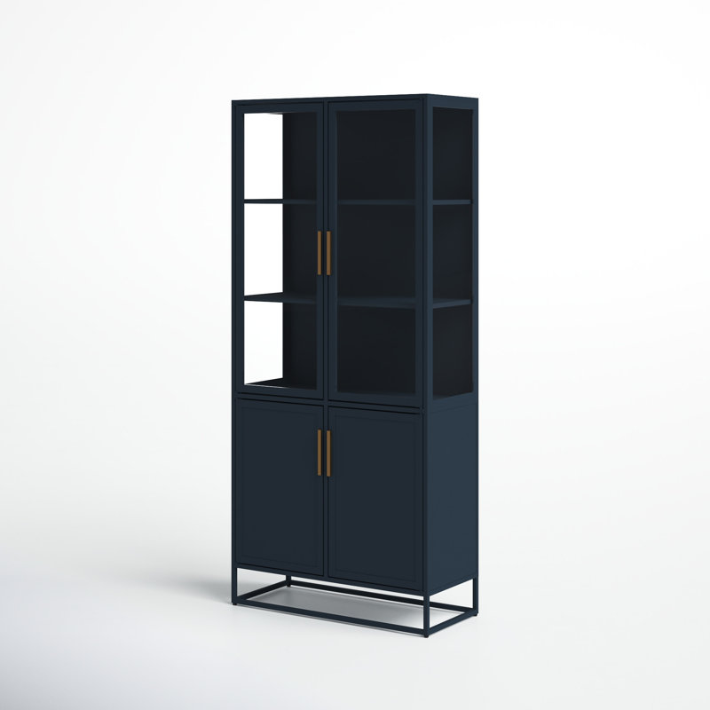 Joss & Main Bryan Metal China Cabinet & Reviews | Wayfair